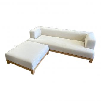 CONDOR (コンドル) カウチソファー オットマン付 アイボリー