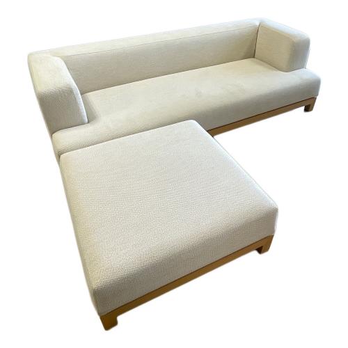 CONDOR (コンドル) カウチソファー オットマン付 アイボリー