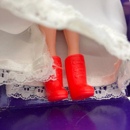 旧タカラ　プリンセスアンジェ 人形 箱変色　1977年　女王陛下のプティ･アンジェ