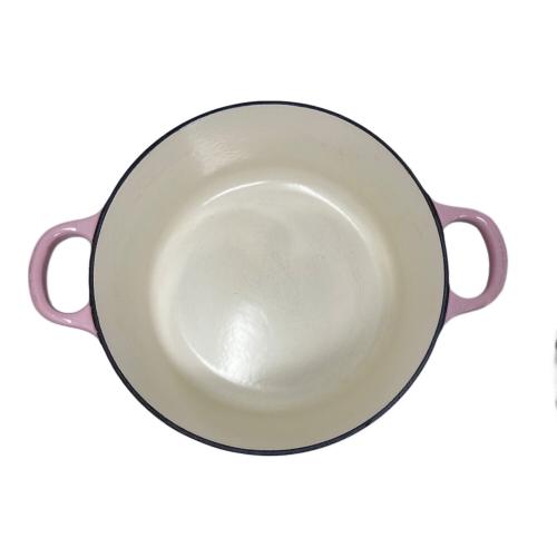 LE CREUSET (ルクルーゼ) 両手鍋 SIZE 22cm ピンク ココット・ロンド