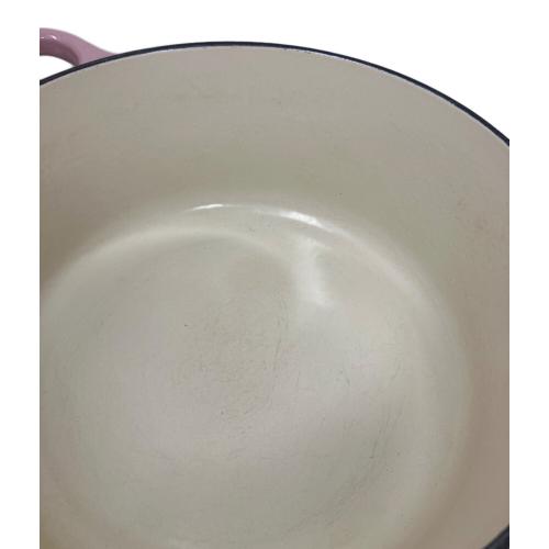 LE CREUSET (ルクルーゼ) 両手鍋 SIZE 22cm ピンク ココット・ロンド