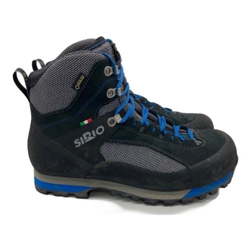SIRIO (シリオ) ハイカット(ハードソール) トレッキングシューズ PF431 メンズ SIZE 27cm ブラック×ブルー
