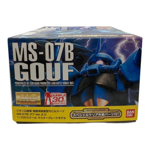 BANDAI (バンダイ) グフ Ver.2.0 スペシャルクリア外装パーツ付 ガンプラ