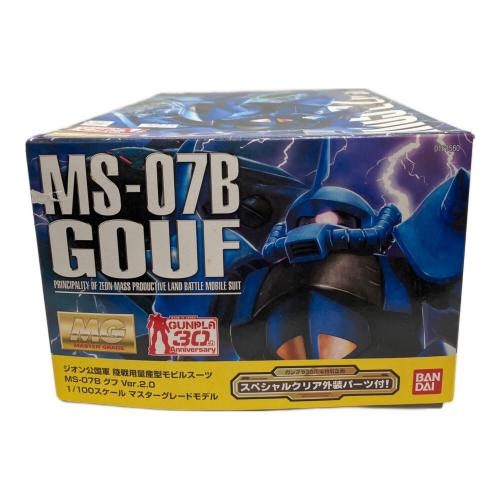 BANDAI (バンダイ) グフ Ver.2.0 スペシャルクリア外装パーツ付 ガンプラ