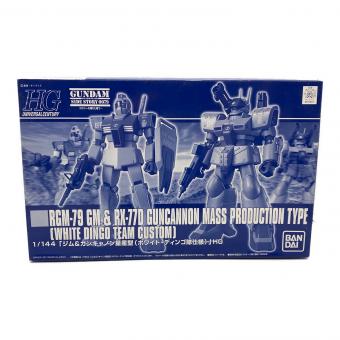 BANDAI (バンダイ) HGUC 1/144 ジム＆ガンキャノン量産型（ホワイト・ディンゴ隊仕様） ガンプラ