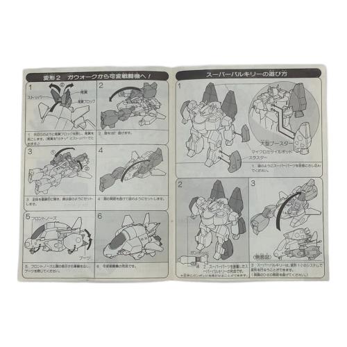 BANDAI ハイコミカルモデル VF-1S スーパーバルキリー 超時空要塞マクロス 開封済み