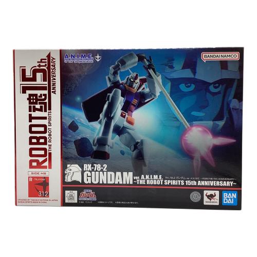 BANDAI (バンダイ) 機動戦士ガンダム ROBOT魂＜SIDE MS＞ RX-78-2 ガンダムver.A.N.I.M.E. 15th ANNIVERSARY