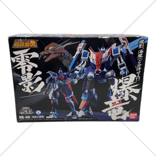 BANDAI (バンダイ) 忍者戦士飛影 零影＆爆竜 フィギュア 開封済み 超合金魂