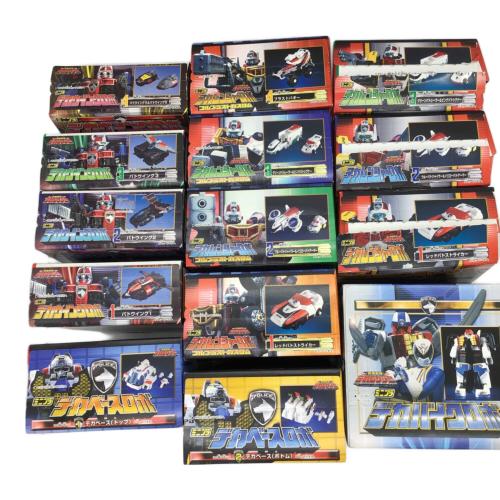 BANDAI (バンダイ) ミニプラ デカレンジャーロボ デカバイクロボ デカベースロボ  デカウイングロボ14個セット