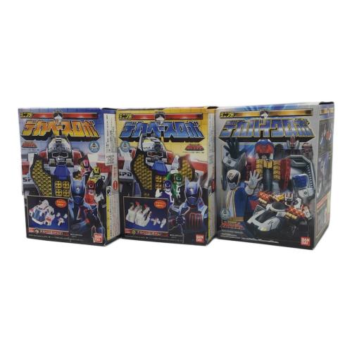 BANDAI (バンダイ) ミニプラ デカレンジャーロボ デカバイクロボ デカベースロボ  デカウイングロボ14個セット