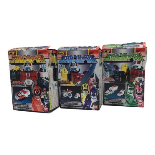 BANDAI (バンダイ) ミニプラ デカレンジャーロボ デカバイクロボ デカベースロボ  デカウイングロボ14個セット