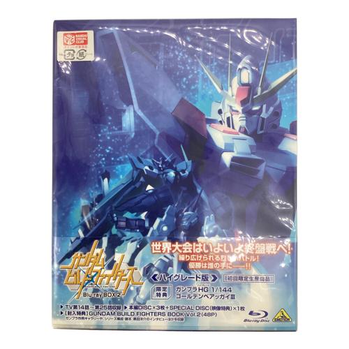 BANDAI VISUAL (バンダイビジュアル) ガンダムビルドファイターズ Blu-ray BOX2 ハイグレード版 Blu-ray BOX HG ゴールデンベアッガイⅢ付き 〇