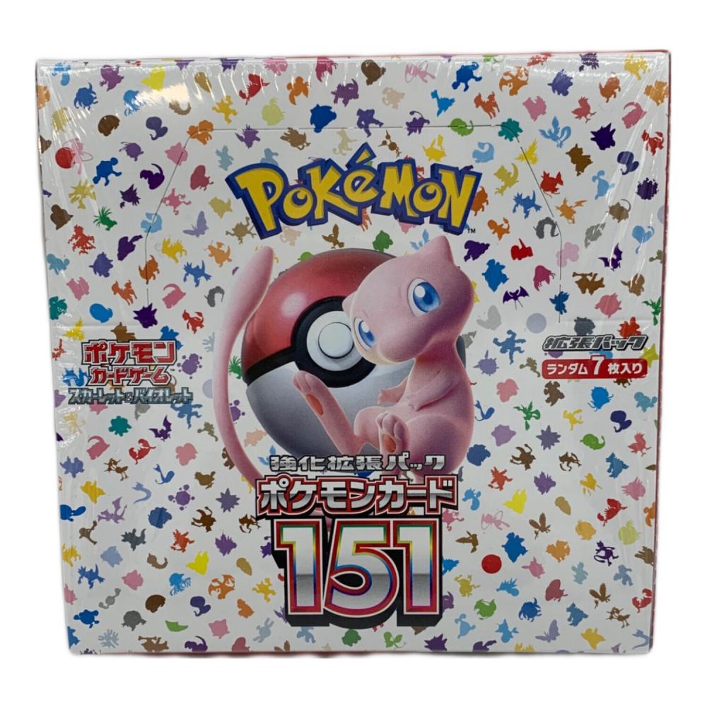 ★ポケモンカード★ 強化拡張パック 151 (18P) 強化拡張パック「ポケモンカード151（イチゴーイチ）」 未開封BOX 1BOX