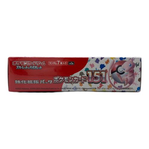強化拡張パック ポケモンカード151 BOX ポケモンカード