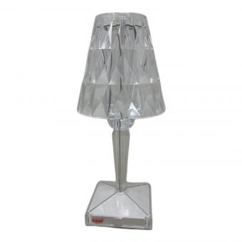 Kartell (カルテル) ポータブルテーブルランプ クリスタルホワイト