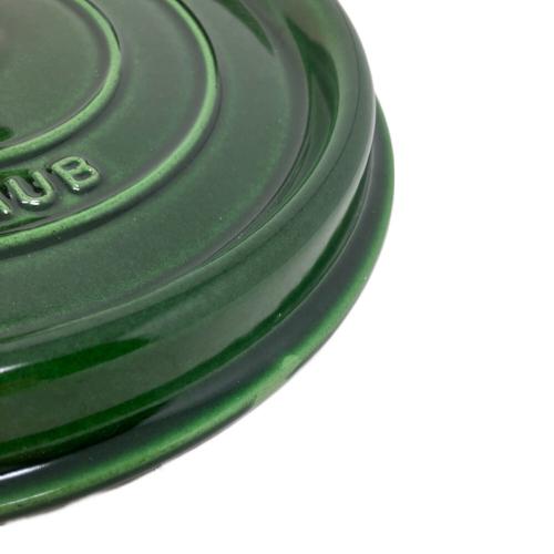 Staub (ストウブ) 両手鍋 ピコ ココット ラウンド グリーン