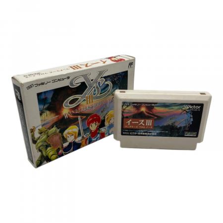 イースⅢワンダラーズフロムイース ファミコン用ソフト 動作未確認