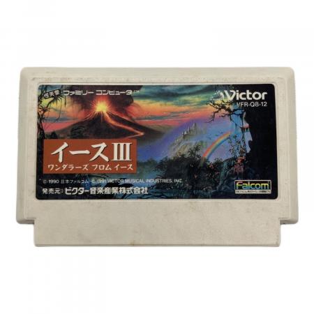 イースⅢワンダラーズフロムイース ファミコン用ソフト 動作未確認