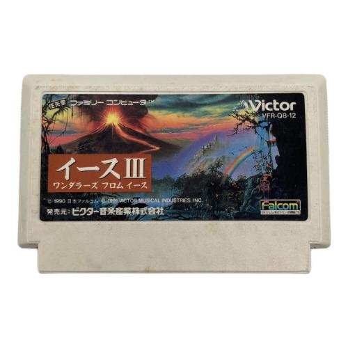 イースⅢワンダラーズフロムイース ファミコン用ソフト 動作未確認 -
