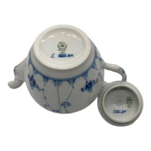 ROYAL COPENHAGEN (ロイヤル・コペンハーゲン) ティーポット ブルーフルーテッド
