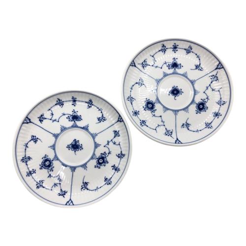 ROYAL COPENHAGEN (ロイヤル・コペンハーゲン) カップ&ソーサー ブルーフルーテッド・プレイン　2Ｐｾｯﾄ