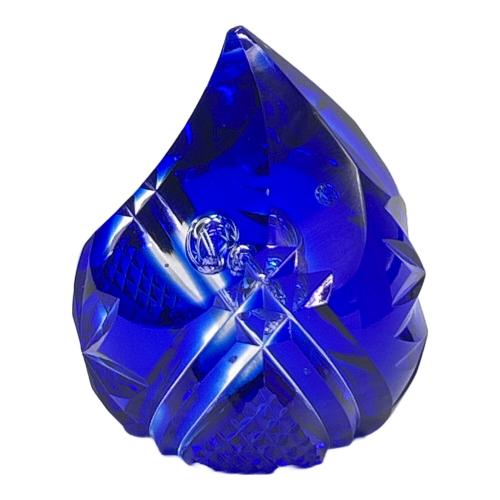薩摩切子 (サツマキリコ) ペーパーウェイト 薩摩の雫 島津磯斉彬竈 薩摩切子 (サツマキリコ) ペーパーウェイト 薩摩の雫 島津磯斉彬竈