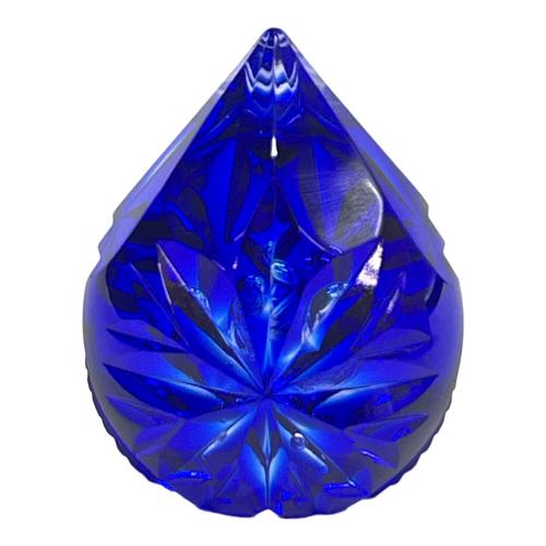 薩摩切子 (サツマキリコ) ペーパーウェイト 薩摩の雫 島津磯斉彬竈