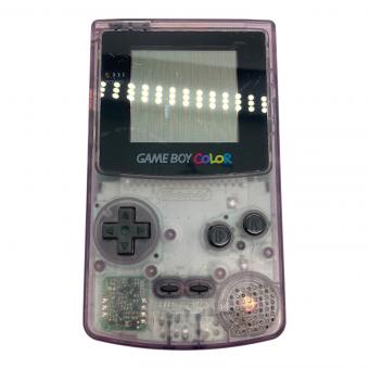 Nintendo (ニンテンドウ) GAMEBOY COLOR CGB-001 クリアパープル キズ有 スピーカー音極小