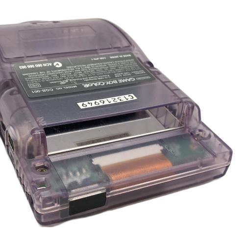 Nintendo (ニンテンドウ) GAMEBOY COLOR CGB-001 クリアパープル キズ有 スピーカー音極小