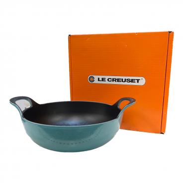 LE CREUSET (ルクルーゼ) 鍋 オレンジ ラウンドグリル 25cm