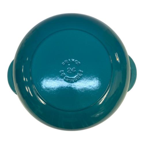 LE CREUSET (ルクルーゼ) 鍋 24cm スカイブルー