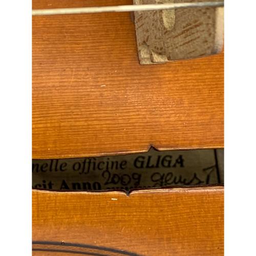 gliga fecit Anno 2009 バイオリン