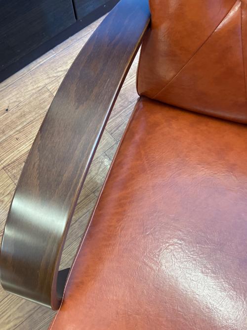 B-COMPANY (ビーカンパニー) 1人掛けソファー ブラウン クールベ