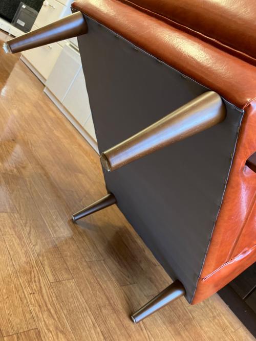 B-COMPANY (ビーカンパニー) 1人掛けソファー ブラウン クールベ