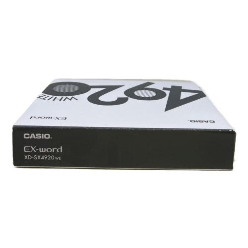 CASIO (カシオ) 電子辞書 XD-SX4920