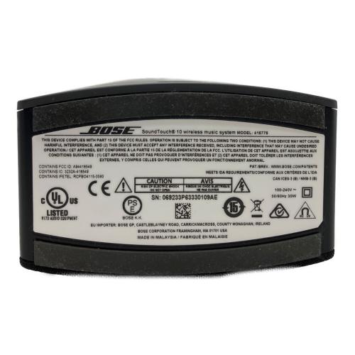 BOSE (ボーズ) ワイヤレススピーカー 416776 soundtouch10