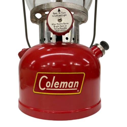 Coleman (コールマン) ガソリンランタン 200A イエローボーダー 純正パイレックスグローブ