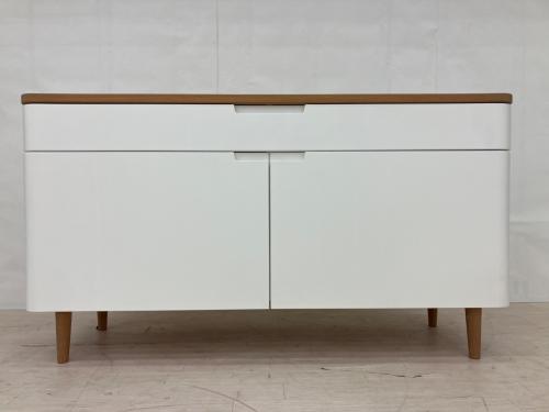 KOBEN (コーベン) サイドボード AMALFI-SB-OAK ホワイト