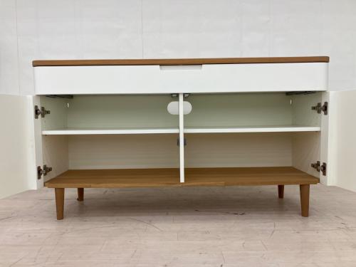 KOBEN (コーベン) サイドボード AMALFI-SB-OAK ホワイト