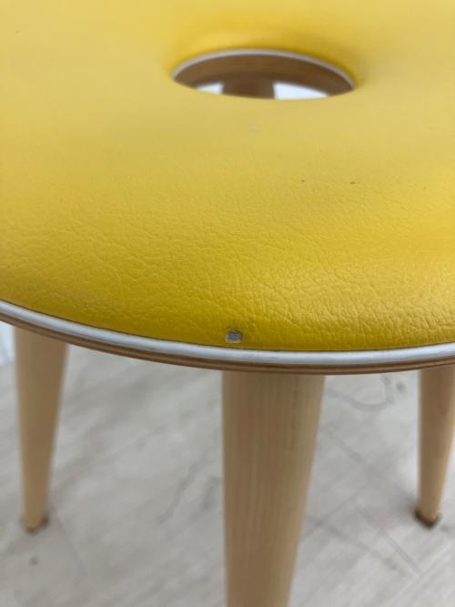 天童木工 (テンドウモッコウ) スツール S-3165MP-ST イエロー