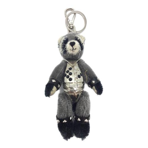 PRADA (プラダ) ラクーン チャーム グレー