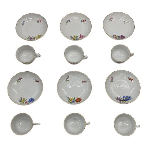 Meissen (マイセン) デミタスカップ&ソーサー ベーシックフラワー