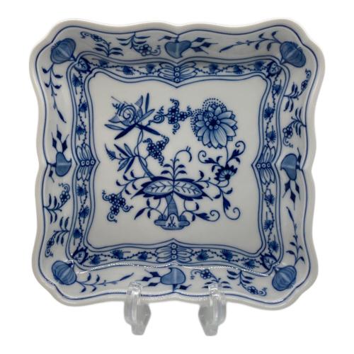 Meissen (マイセン) スクエアサラダディッシュ ブルーオニオン