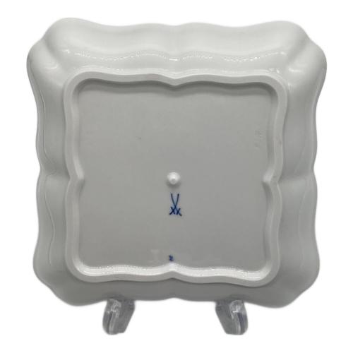 Meissen (マイセン) スクエアサラダディッシュ ブルーオニオン