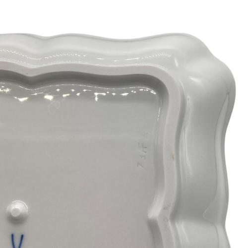 Meissen (マイセン) スクエアサラダディッシュ ブルーオニオン