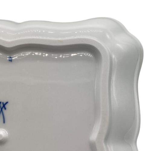 Meissen (マイセン) スクエアサラダディッシュ ブルーオニオン