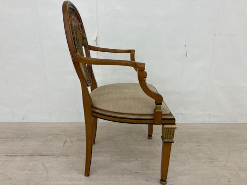 EURO SUITE s.r.l. アンティークチェア 背もたれフルーツ柄