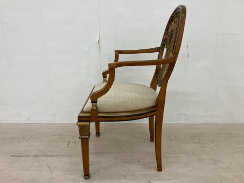 EURO SUITE s.r.l. アンティークチェア 背もたれフルーツ柄