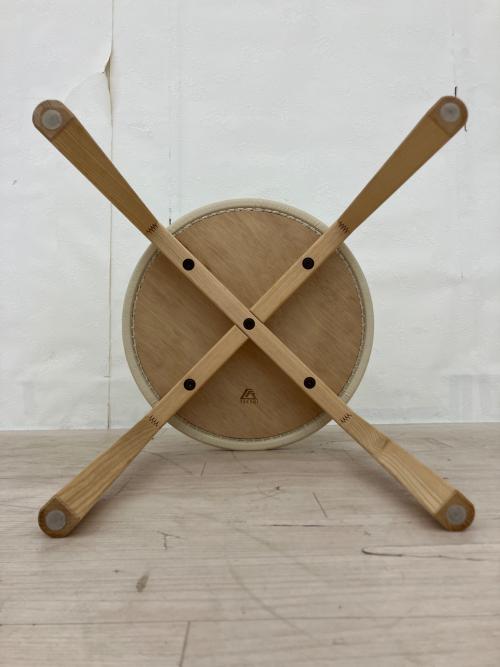 匠工芸 (タクミコウゲイ) スツール ベージュ MARBLE