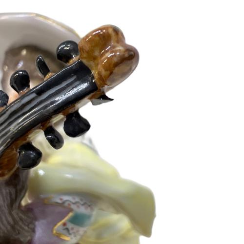 Meissen (マイセン) 洋食器 演奏 猿の楽隊 ギター 60017 欠け有